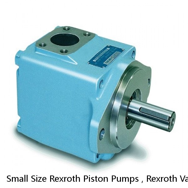 Small Size Rexroth Piston Pumps , Rexroth Variable Displacement Pump